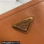 Prada Panier leather mini-bag 1BA373 Brown 2023