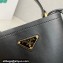 Prada Panier leather mini-bag 1BA373 Black 2023