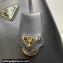 Prada Panier leather mini-bag 1BA373 Black 2023