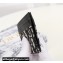 Dior Card Holder in Beige and Black Dior Oblique Jacquard