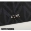 Dior Card Holder in Black CD Diamond Canvas