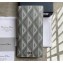 Dior Vertical Long Wallet in Gray CD Diamond Canvas