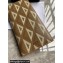 Dior Vertical Long Wallet in Brown CD Diamond Canvas