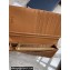 Dior Vertical Long Wallet in Brown CD Diamond Canvas