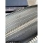 Dior Zipped Long Wallet in Gray Dior Oblique Galaxy Calfskin