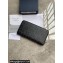 Dior Zipped Long Wallet in Black CD Diamond Canvas