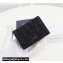 Dior Flap Card Holder in Black Dior Oblique Jacquard