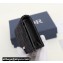 Dior Flap Card Holder in Black Dior Oblique Jacquard