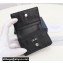 Dior Flap Card Holder in Black Dior Oblique Jacquard