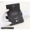 Dior Flap Card Holder in Black CD Diamond Canvas