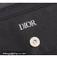 Dior Flap Card Holder in Black Dior Oblique Galaxy Calfskin