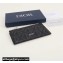 Dior Zipped Card Holder in Black CD Diamond Canvas