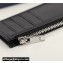 Dior Zipped Card Holder in Black CD Diamond Canvas