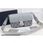 Dior Hit The Road Bag with Strap in Gray CD Diamond Canvas