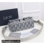 Dior Hit The Road Bag with Strap in Gray CD Diamond Canvas