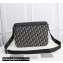 Dior Mini Saddle Messenger Bag in Beige and Black Dior Oblique Jacquard