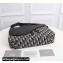 Dior Mini Saddle Messenger Bag in Beige and Black Dior Oblique Jacquard