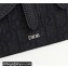 Dior Mini Saddle Messenger Bag in Black Dior Oblique Jacquard