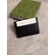 Gucci Signature Card Case 473927 GG Black