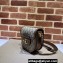 Gucci Horsebit 1955 mini rounded bag 760191 Beige and ebony GG Supreme