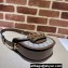 Gucci Horsebit 1955 mini rounded bag 760191 Beige and ebony GG Supreme