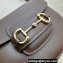 Gucci Horsebit 1955 mini rounded bag 760191 Leather Coffee