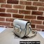 Gucci Horsebit 1955 mini rounded bag 760191 Leather White