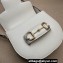 Gucci Horsebit 1955 mini rounded bag 760191 Leather White