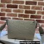 Gucci Jumbo GG leather medium messenger bag 696009 Gray