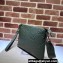Gucci Jumbo GG leather medium messenger bag 696009 Green