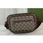 Gucci GG belt bag 760217 Beige and ebony GG Supreme