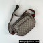 Gucci GG belt bag 760217 Beige and ebony GG Supreme
