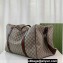 Gucci Large duffle bag with Web 758664 Beige and ebony GG Supreme