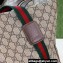 Gucci Large duffle bag with Web 758664 Beige and ebony GG Supreme