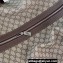 Gucci Large duffle bag with Web 758664 Beige and ebony GG Supreme
