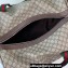 Gucci Large duffle bag with Web 758664 Beige and ebony GG Supreme