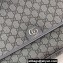 Gucci Ophidia medium messenger bag 761741 Gray and ebony GG Supreme