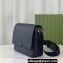 Gucci Ophidia medium messenger bag 761741 Blue and ebony GG Supreme