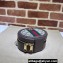 Gucci Ophidia mini chain bag 725147 Beige and ebony GG Supreme