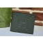Gucci Jumbo GG leather coin wallet 739479 Green
