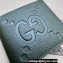 Gucci Jumbo GG leather coin wallet 739479 Green