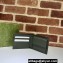 Gucci Jumbo GG leather coin wallet 739479 Green