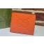 Gucci Jumbo GG leather coin wallet 739479 Orange