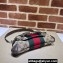 Gucci Horsebit Chain small shoulder bag 764339 Beige and ebony GG Supreme