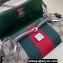 Gucci Horsebit Chain small shoulder bag 764339 Beige and ebony GG Supreme