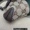 Gucci Horsebit Chain small shoulder bag 764339 Beige and ebony GG Supreme