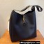 Saint Laurent large le 5 à 7 supple Bag in smooth leather 753837 Black