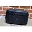Gucci Jumbo GG leather pouch Bag 760224 Black