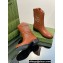 Gucci Heel 4cm Leather Boots with Double G and studs 750508 Brown 2023