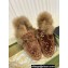 Gucci Wool Fur 2015 Re-Edition women's Princetown Slipper with Horsebit 397749 Jumbo GG Velvet Brown 01 2023